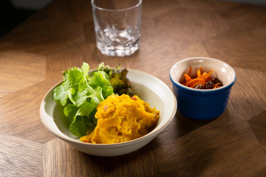 さつま芋と南瓜のポテトサラダ（￥550）