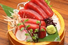 生本まぐろのお造り