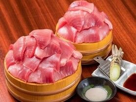 生まぐろの桶盛り(大)
