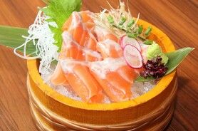 サーモンのお造り　　