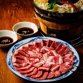 ◆デートや宴会におすすめ！【スペシャルジンギスカンコース】『2時間飲み放題付き』5種の羊肉のジンギスカン♪全11品 6,980円！