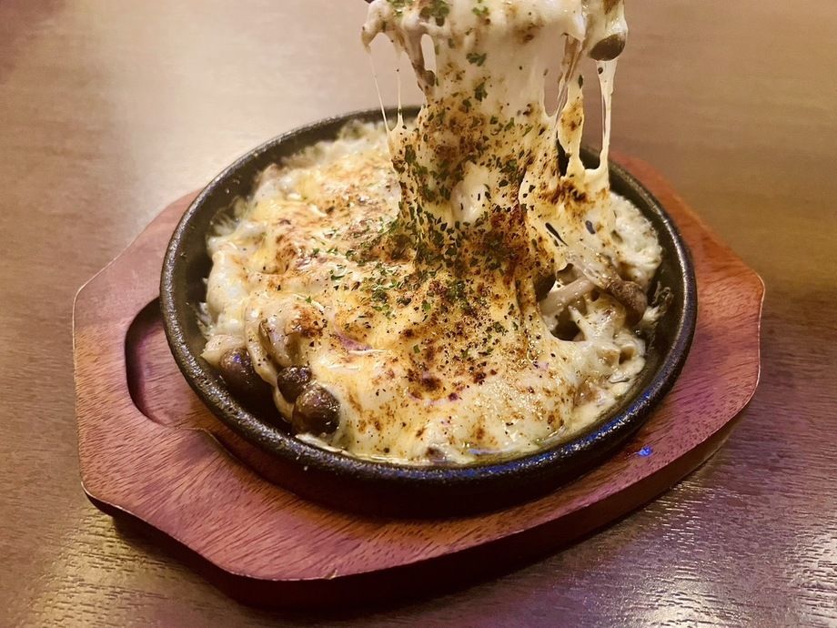 色々キノコのチーズ焼き