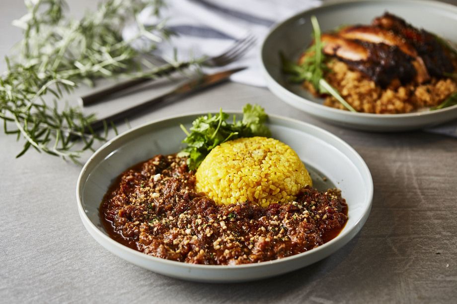 スペアリブカレー/Spare Rib Curry with Termelic Rice