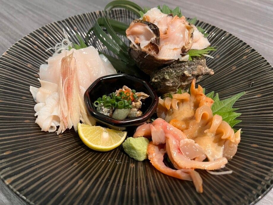 貝刺3種盛り合わせ