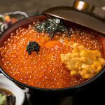 サーモンいくら丼