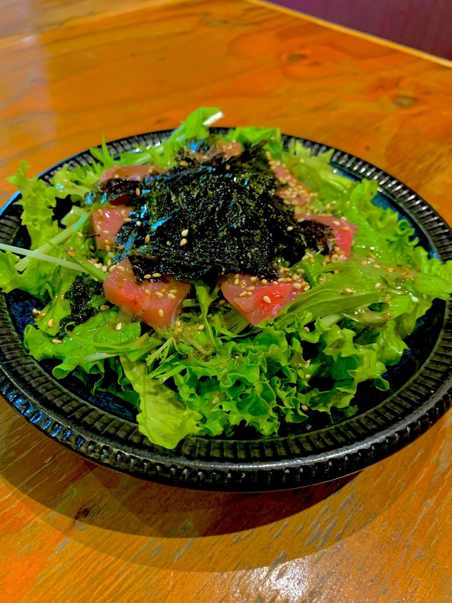 本マグロのチョレギサラダ