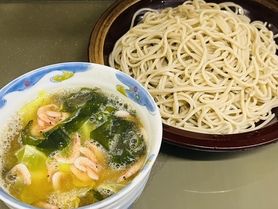 桜海老と春キャベツのみぞれせいろ