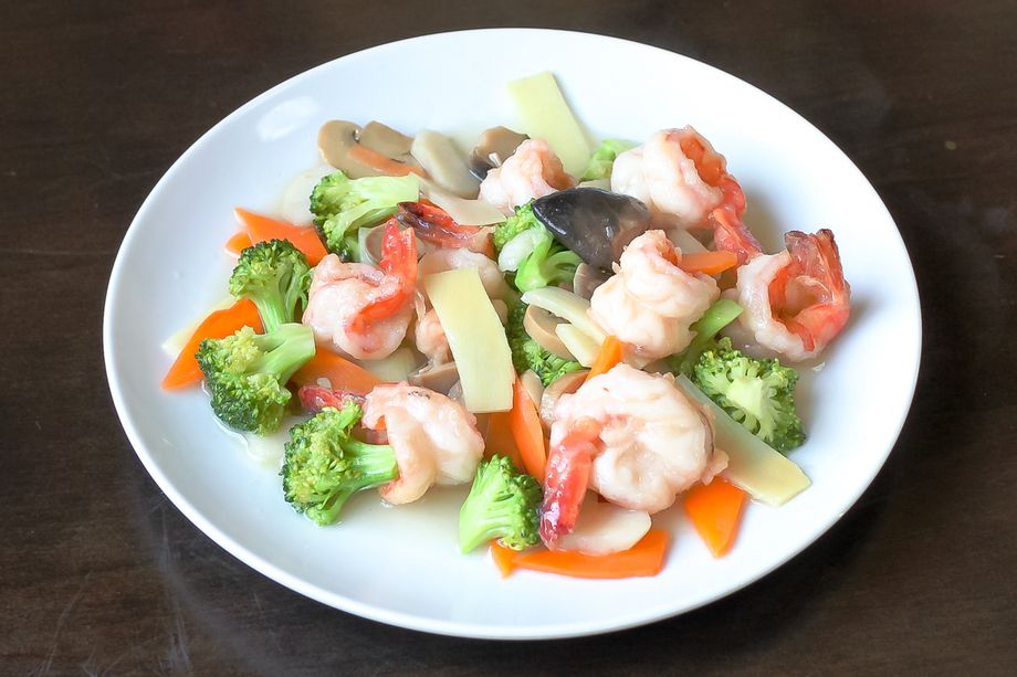 エビとブロッコリー炒め（1,078円（税込））