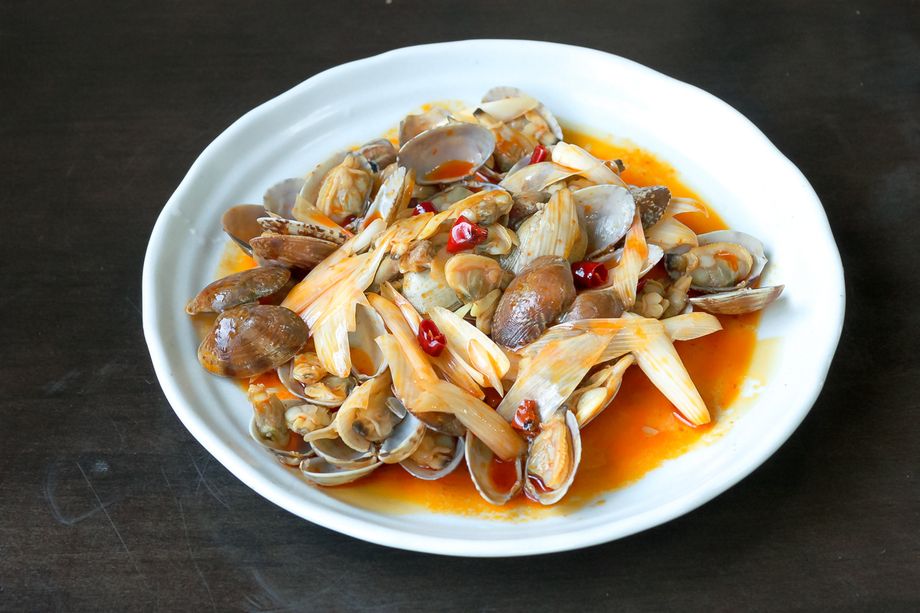 あさり（塩口・辛口）炒め（968円（税込））