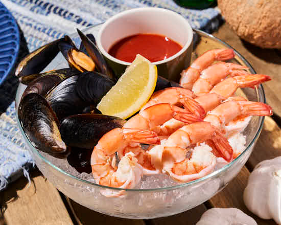 シュリンプカクテル＆ムール貝