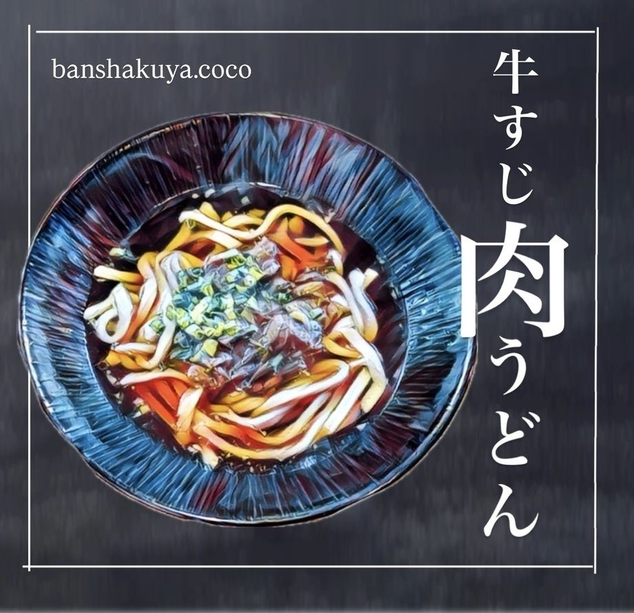 牛すじ肉うどん