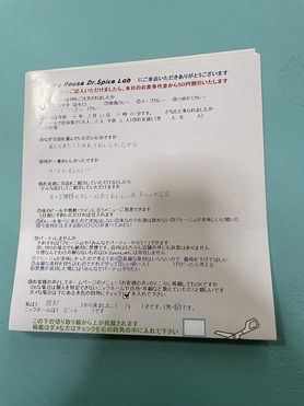 綾部から来ていただいたピーチさん、初来店ありがとうございます
