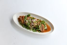 生姜と香味野菜たっぷりの油淋鶏