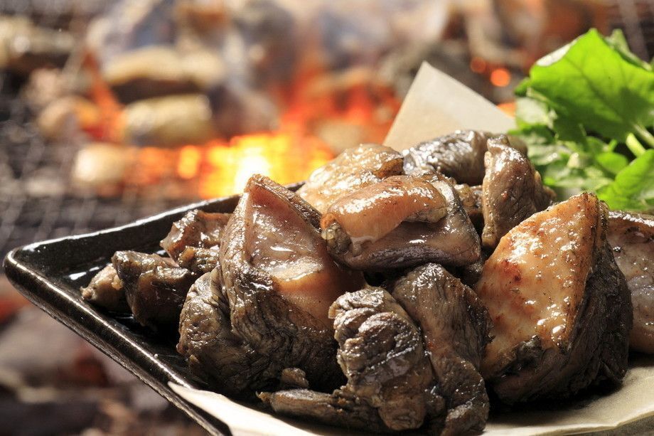 地頭鶏もも炭火焼　２人前