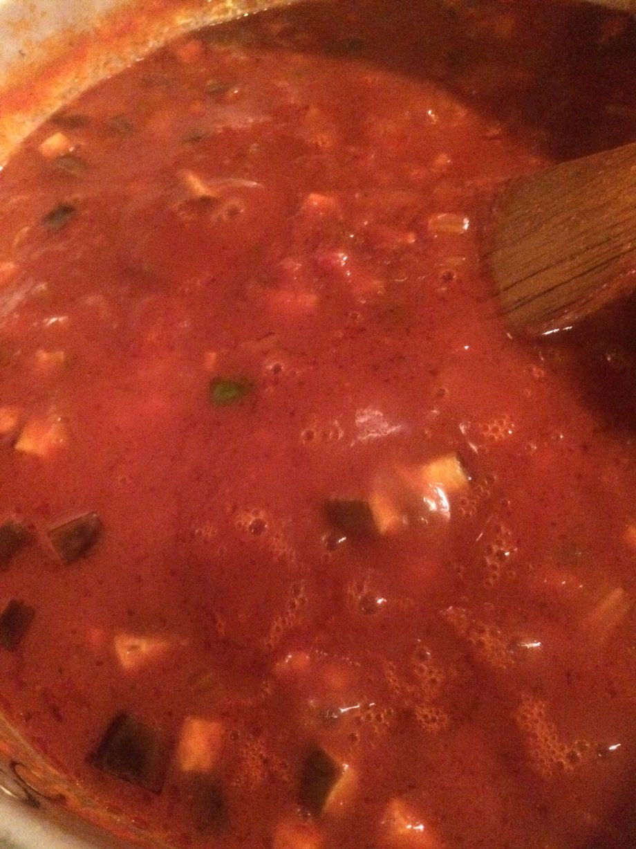 馬肉のトマト煮