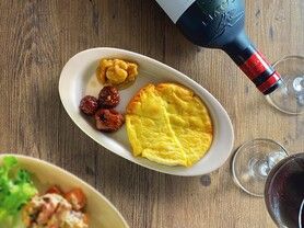 焼カマンベール ＆ イチジクの赤ワイン煮＋クルミの蜂蜜漬け