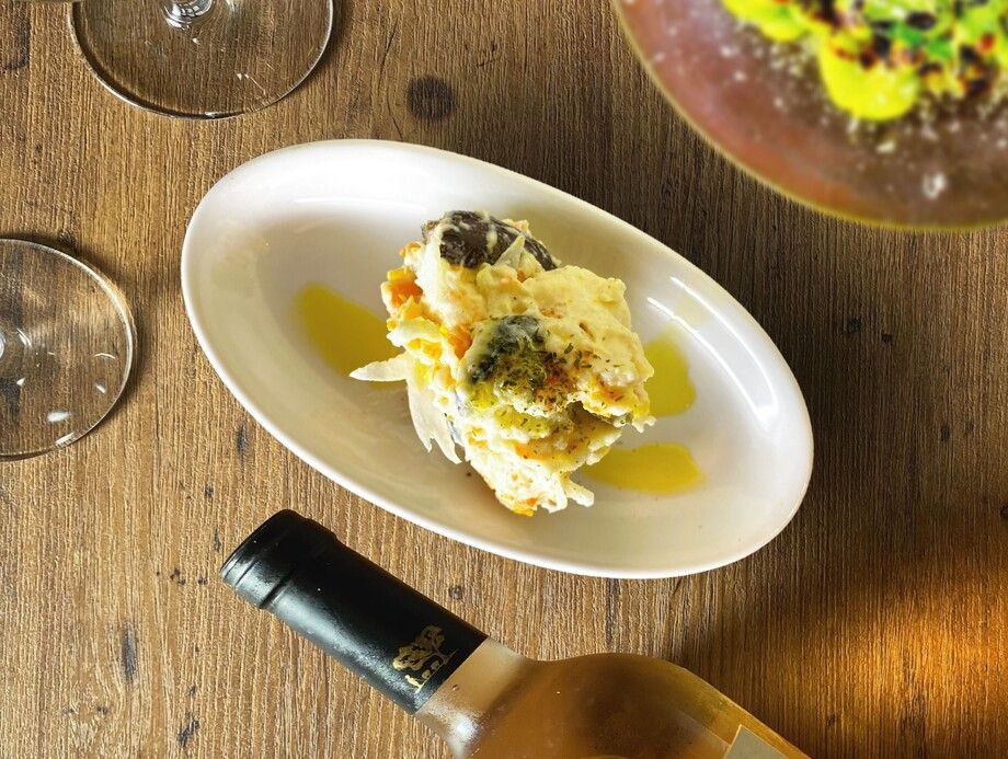 ボッタルガ(からすみ)のポテサラ