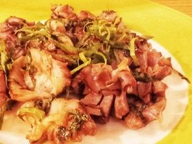 砂肝大葉バター焼