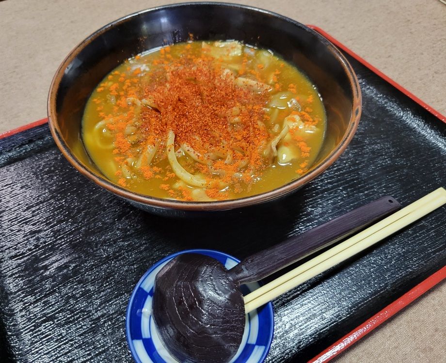 超激辛カレーうどん 赤鬼（1210円）