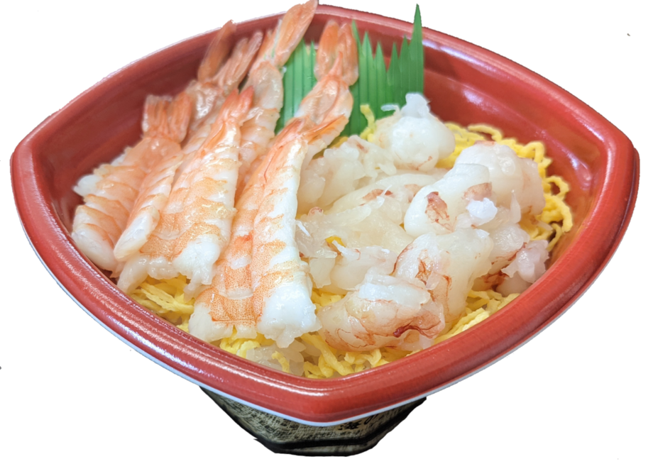 えび2色丼（並盛680円（税込）～）