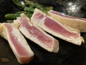 びんちょうマグロレアステーキ　참치 스테이크