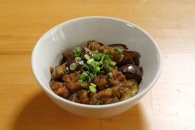 なすの揚げびたし風