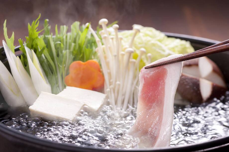 金あぐー豚のしゃぶしゃぶコース（7,500円）