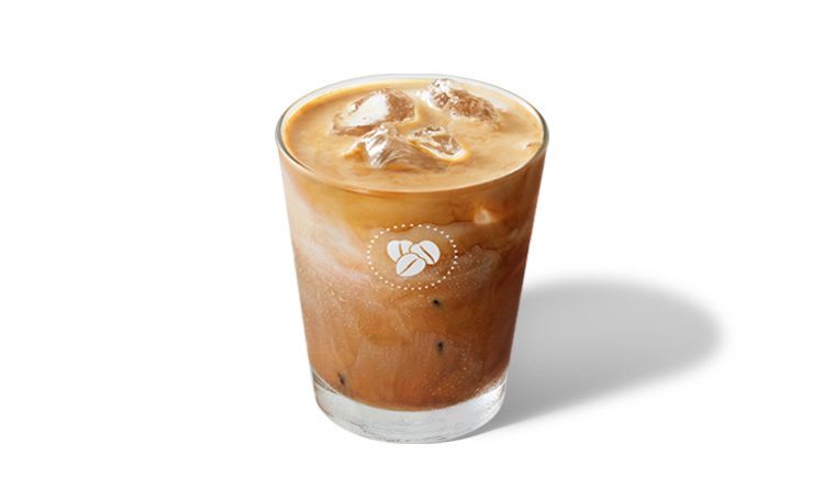 アイスキャラメルラテ（L440円/M390円）