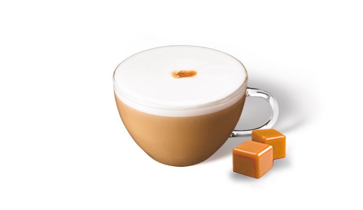 キャラメルラテ（L440円/M390円）