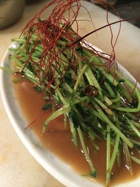 ビタミンたっぷり  豆苗のウマウマ炒め