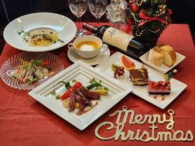 黒毛和牛フィレ肉やわらかステーキを味わうクリスマスディナーコース(12/19～25のディナー限定)(要予約)