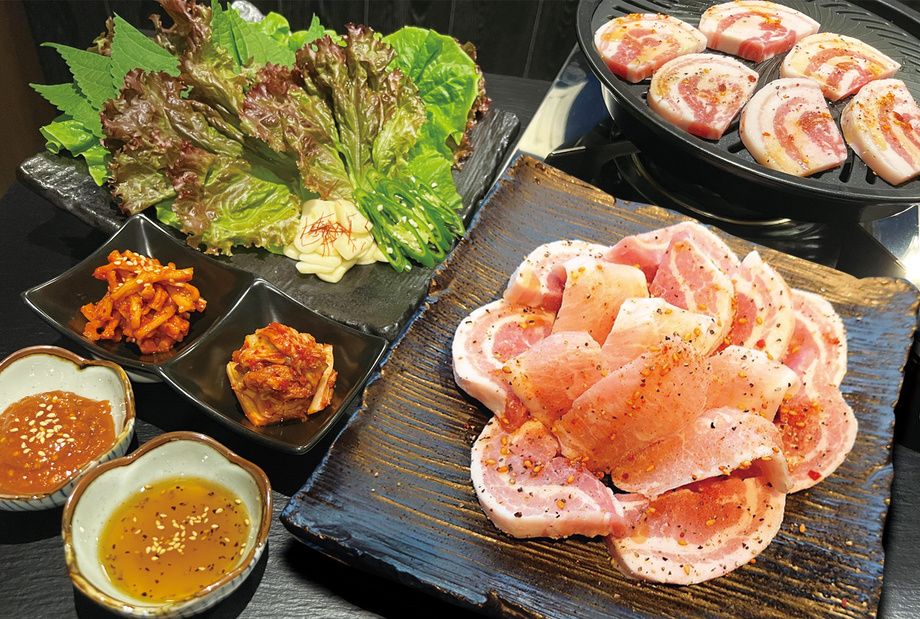 霧島山麓ＳＰＦ豚サムギョプサルセット（２人前）