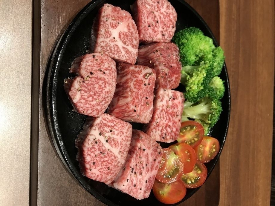 鉄板焼き　和牛サガッステーキ