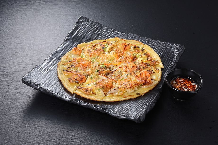 鉄板焼き　海鮮チヂミ