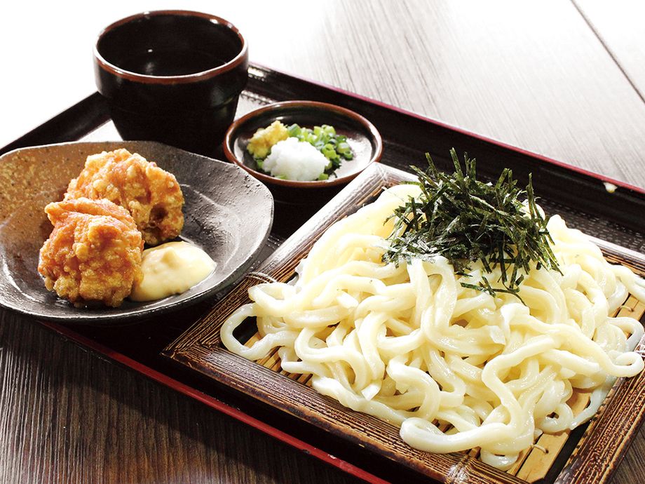 ざるからうどん（820円（選べるミニ丼付き1100円））