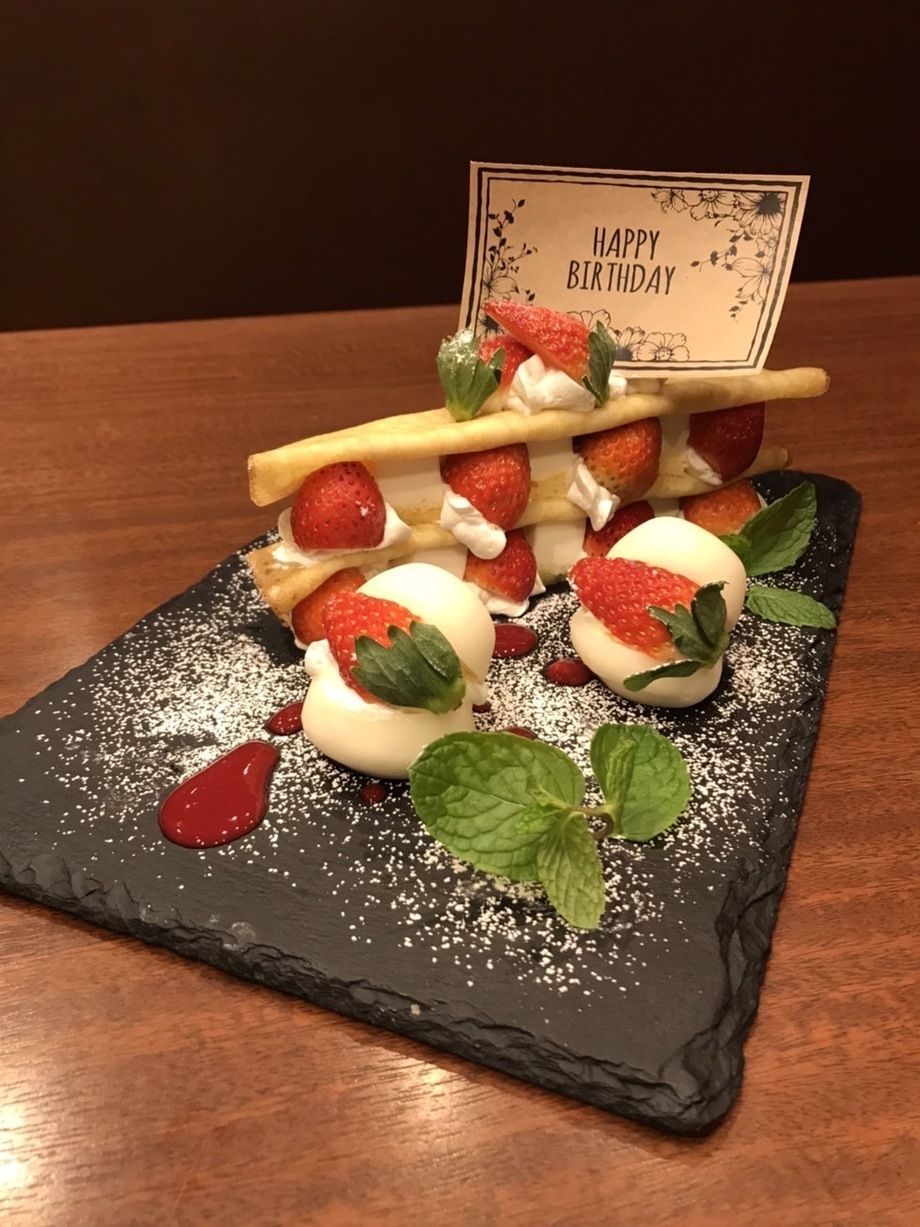 季節のデザートプレート（1,000円(税込)）