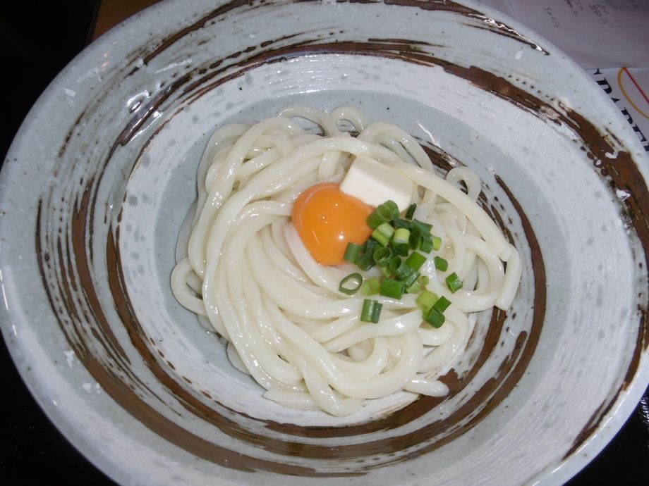 釜玉バターうどん