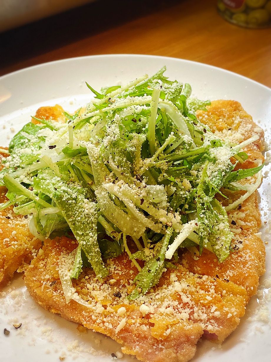 国産豚の焼きカツレツ（1400）