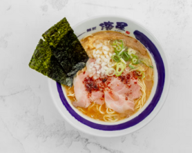 濃厚焦がしにんにく煮干しそば（並盛）