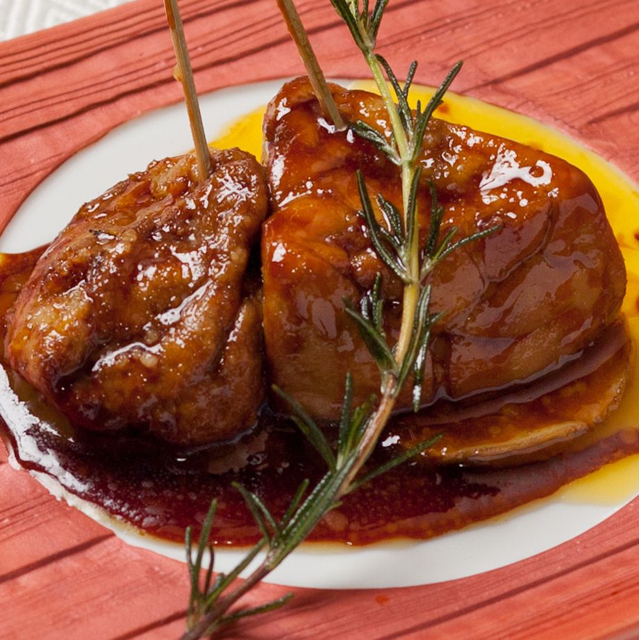 フォアグラの照り焼き串