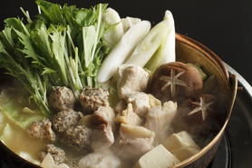 名物・天草大王の水炊き（二人前より）