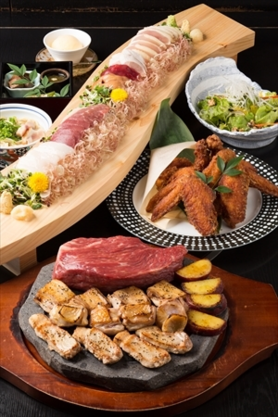 熊本の肉三昧コース(全7品)