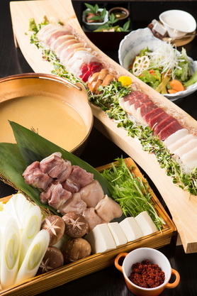 幻の地鶏 天草大王　水炊きコース（全６品）