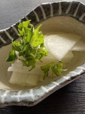 大根の梅ドレサラダ