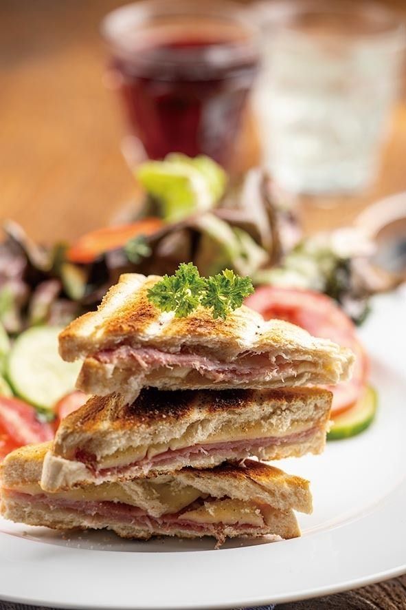 クロックムッシュのサンドイッチのセット