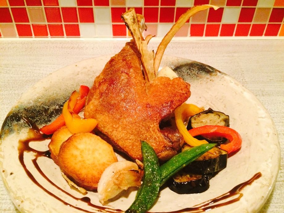 鴨もも肉のコンフィ（1580）