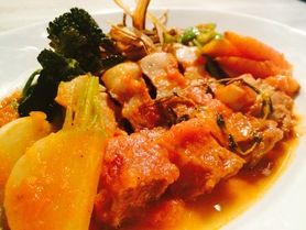 四元豚バラ肉と野菜のクスクス