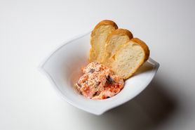 マスカルポーネとスモークサーモン