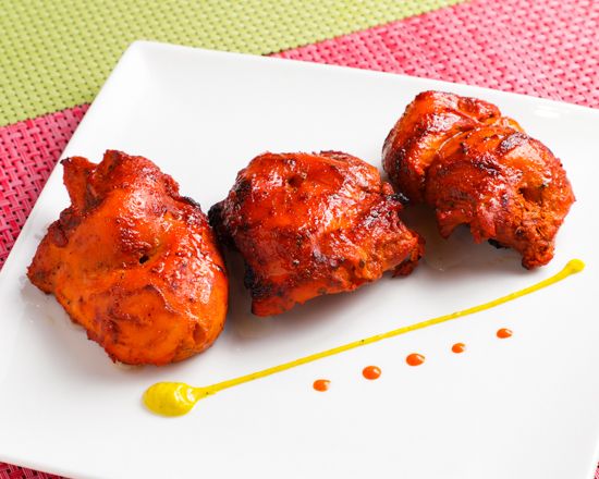 炭火焼スパイシーチキンティッカ(TIKKA 3pcs)