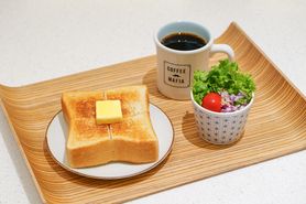 モーニング：トースト&バターセット　〜ドリンク付き〜